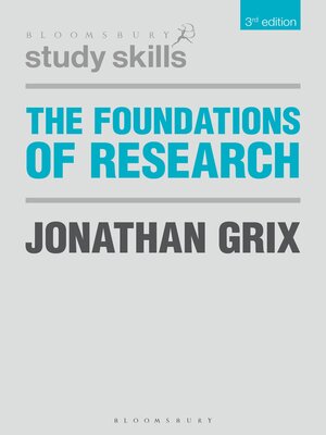 cover image of The Foundations of Research
